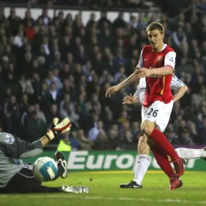 Bendtner Scores First Arsenal Goal: 6-2 Victory Over Derby, April 2008