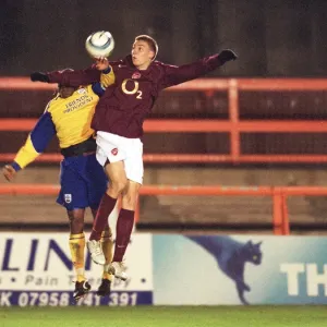 Bendtner vs. Kenton: Intense Rivalry in Arsenal Reserves vs. Southampton Reserves (2:2), FA Premier Reserve League, Underhill, Barnet, 14/11/05