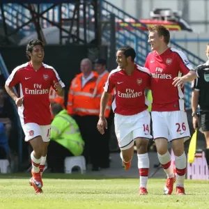 Bendtner, Walcott, Vela: Arsenal's Unstoppable Trio Celebrates Historic 1st Goal