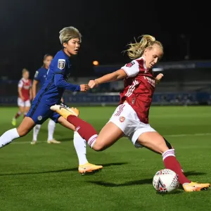 Beth Mead Faces Pressure from So-Yun Ji in Intense Chelsea Women vs Arsenal Women Continental Cup Clash Beth Mead Faces Pressure from So-Yun Ji in Intense Chelsea Women vs Arsenal Women Continental Cup Clash