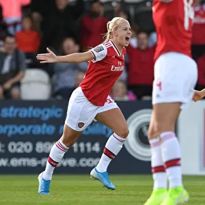 Beth Mead Scores First Goal for Arsenal Women: Celebrating the Moment at Meadow Park