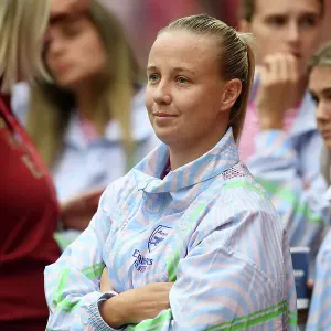 Beth Mead's Unwavering Gaze: Arsenal Women's Star Ahead of Arsenal vs Liverpool (2023-24 Barclays Women's Super League) Beth Mead's Unwavering Gaze: Arsenal Women's Star Ahead of Arsenal vs Liverpool (2023-24 Barclays Women's Super League)
