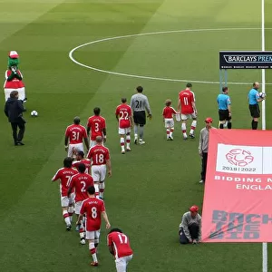Back the bid banner. Arsenal 0: 0 Manchester City. Barclays Premier League