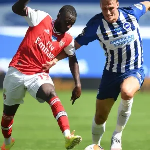 Brighton vs. Arsenal: Empty Stadium Showdown - Pepe vs. Burn (Premier League, 2019-20)