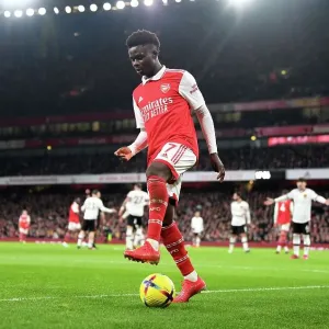 Bukayo Saka in Action: Arsenal vs Manchester United, Premier League 2022-23
