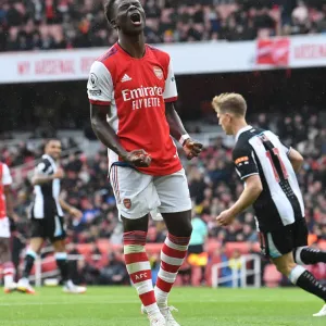 Bukayo Saka in Action: Arsenal vs Newcastle United, Premier League 2021-22