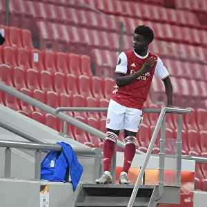 Bukayo Saka in Action: Arsenal vs SL Benfica, Europa League 2021