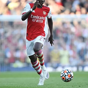 Bukayo Saka in Action: Arsenal vs. Tottenham Hotspur, Premier League 2021-22