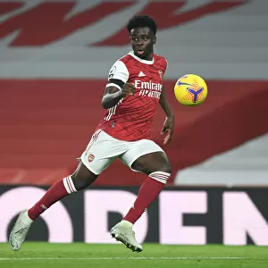 Bukayo Saka in Action: Arsenal vs. Wolverhampton Wanderers (2020-21) - Emirates Stadium