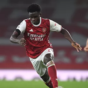 Bukayo Saka in Action: Arsenal vs. Wolverhampton Wanderers (2020-21) - Emirates Stadium