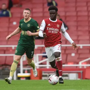 Bukayo Saka in Action: Arsenal's Star Performance Against Sheffield United, Premier League 2020-21