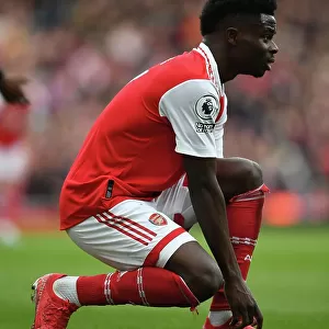 Bukayo Saka in Action: Arsenal's Star Performer Against Crystal Palace, Premier League 2022-23