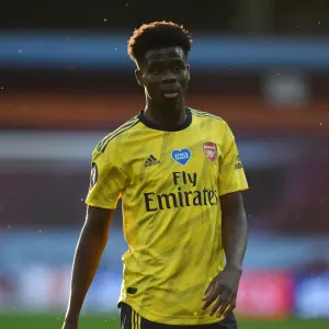 Bukayo Saka in Action: Aston Villa vs. Arsenal, Premier League 2019-2020