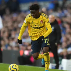 Bukayo Saka in Action: Everton vs Arsenal, Premier League 2019-20
