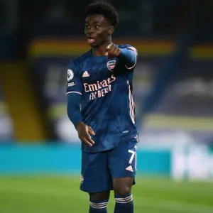 Bukayo Saka in Action: Leeds United vs. Arsenal, Premier League 2020-21