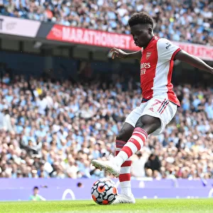 Bukayo Saka in Action: Manchester City vs. Arsenal, Premier League 2021-22