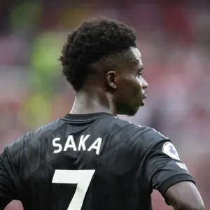 Bukayo Saka in Action: Manchester United vs. Arsenal, Premier League 2022-23