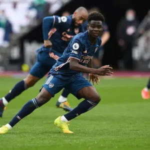 Bukayo Saka in Action: West Ham United vs Arsenal, Premier League 2020-21 Bukayo Saka in Action: West Ham United vs Arsenal, Premier League 2020-21