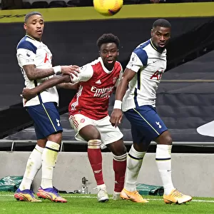Bukayo Saka Faces Off Against Bergwijn and Aurier in Tottenham vs Arsenal Premier League Clash, 2020-21