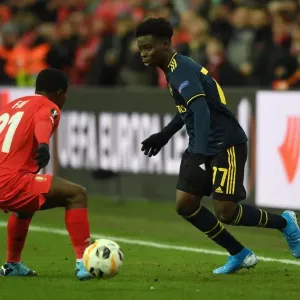Bukayo Saka Faces Off Against Collins Fai in Arsenal's Europa League Clash with Standard Liege Bukayo Saka Faces Off Against Collins Fai in Arsenal's Europa League Clash with Standard Liege