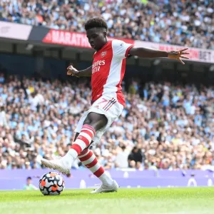 Bukayo Saka Faces Off Against Manchester City: Premier League Clash