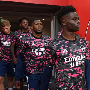 Bukayo Saka Gears Up: Brentford vs Arsenal, 2021-22 Premier League