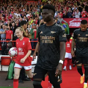 Bukayo Saka Gears Up: Nottingham Forest vs. Arsenal FC, Premier League 2022-23