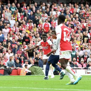 Bukayo Saka Scores First Goal Print