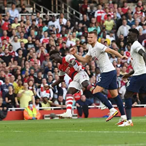 Bukayo Saka Scores the Third Goal: Arsenal vs. Tottenham Hotspur, Premier League 2021-22