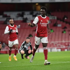 Bukayo Saka Scores Empty Netter: Arsenal's Second Goal vs. Newcastle United (2020-21)