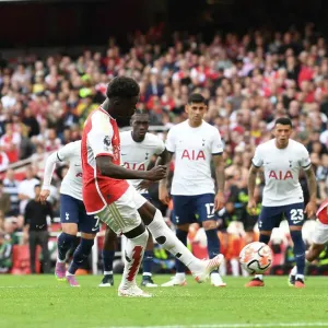 Bukayo Saka Scores Penalty Print