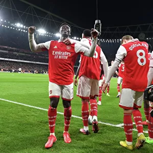 Bukayo Saka Scores His Second: Arsenal's Victory over Manchester United (Premier League 2022-23)
