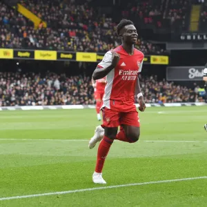 Bukayo Saka Scores Second Goal: Arsenal Triumphs Over Watford in Premier League Bukayo Saka Scores Second Goal: Arsenal Triumphs Over Watford in Premier League