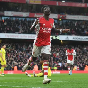 Bukayo Saka Scores His Second Goal: Arsenal's Triumph Over Brentford in the 2021-22 Premier League Bukayo Saka Scores His Second Goal: Arsenal's Triumph Over Brentford in the 2021-22 Premier League
