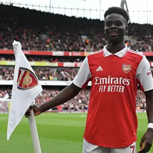 Bukayo Saka Scores His Second Goal: Arsenal's Victory Over Crystal Palace in the 2022-23 Premier League