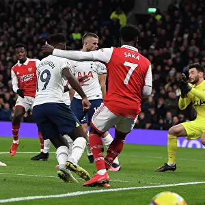 Bukayo Saka Scores Thrilling First Goal: Arsenal Defeats Tottenham in Premier League Showdown (2022-23)