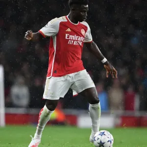 Bukayo Saka Shines: Arsenal's Champions League Victory Over PSV Eindhoven (2023-24)