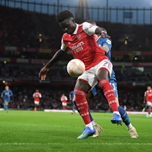Bukayo Saka Shines: Arsenal's Europa League Victory over PSV Eindhoven (2022-23)
