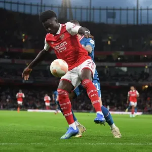 Bukayo Saka Shines: Arsenal's Europa League Victory over PSV Eindhoven (2022-23) Bukayo Saka Shines: Arsenal's Europa League Victory over PSV Eindhoven (2022-23)