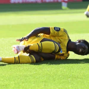 Bukayo Saka Suffers Injury in Arsenal's Southampton Clash (2019-20) Bukayo Saka Suffers Injury in Arsenal's Southampton Clash (2019-20)