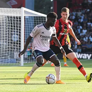 Bukayo Saka vs. Chris Mepham: AFC Bournemouth vs. Arsenal FC, Premier League 2022-23