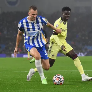 Bukayo Saka vs Dan Burn Print Bukayo Saka vs Dan Burn Print