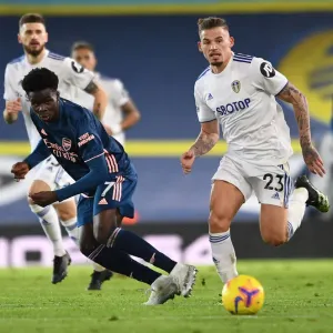 Bukayo Saka vs. Kalvin Phillips: Intense Battle at Elland Road - Leeds United vs. Arsenal, Premier League 2020-21