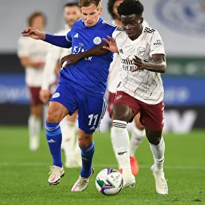 Bukayo Saka vs Marc Albrighton: A Fight for Supremacy in the Carabao Cup Showdown at The King Power Stadium