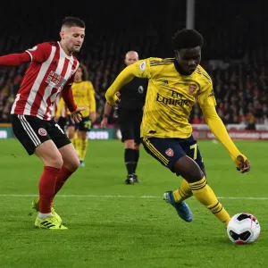 Bukayo Saka vs Ollie Norwood: Battle at Bramall Lane - Sheffield United vs Arsenal FC, Premier League 2019-20 Bukayo Saka vs Ollie Norwood: Battle at Bramall Lane - Sheffield United vs Arsenal FC, Premier League 2019-20