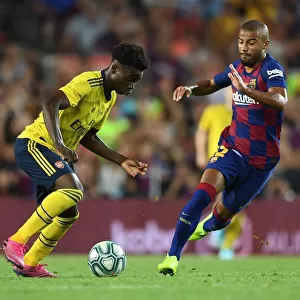 Bukayo Saka vs Rafinha: FC Barcelona vs Arsenal Pre-Season Clash at Nou Camp (2019-20)