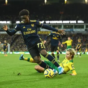 Bukayo Saka vs. Todd Cantwell: Battle at Carrow Road - Norwich City vs. Arsenal FC, Premier League 2019-20 Bukayo Saka vs. Todd Cantwell: Battle at Carrow Road - Norwich City vs. Arsenal FC, Premier League 2019-20