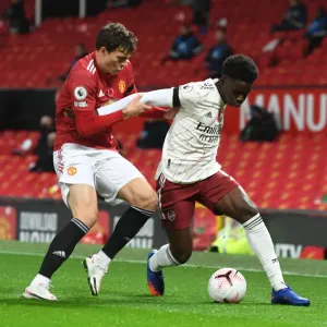 Bukayo Saka vs. Victor Lindelof: Manchester United vs. Arsenal, Premier League 2020-21 Bukayo Saka vs. Victor Lindelof: Manchester United vs. Arsenal, Premier League 2020-21