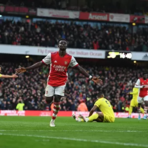 Bukayo Saka's Brace: Arsenal Secures Victory Against Brentford in the 2021-22 Premier League