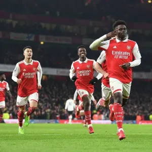 Bukayo Saka's Brace: Arsenal Triumphs Over Manchester United (Premier League 2022-23)